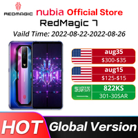 Globalna wersja Nubia REDMAGIC 7 telefon do gier 6.8 ''165Hz AMOLED Snapdragon 8 Gen 1 Octa Core 64MP kamera czerwona magia 7 telefony komórkowe 1